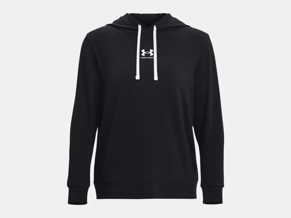 Under Armour Hoodie Women's Small Black Rival Terry New